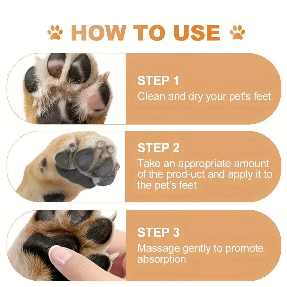 Dog Paw Balm - Lick Safe Snout Soother - Moisturizing, Soothing and Nourishing Stimulation - Prevent Cracks and Wounds - Dog Foot Cream Waxed, Oil, Butter, Extract