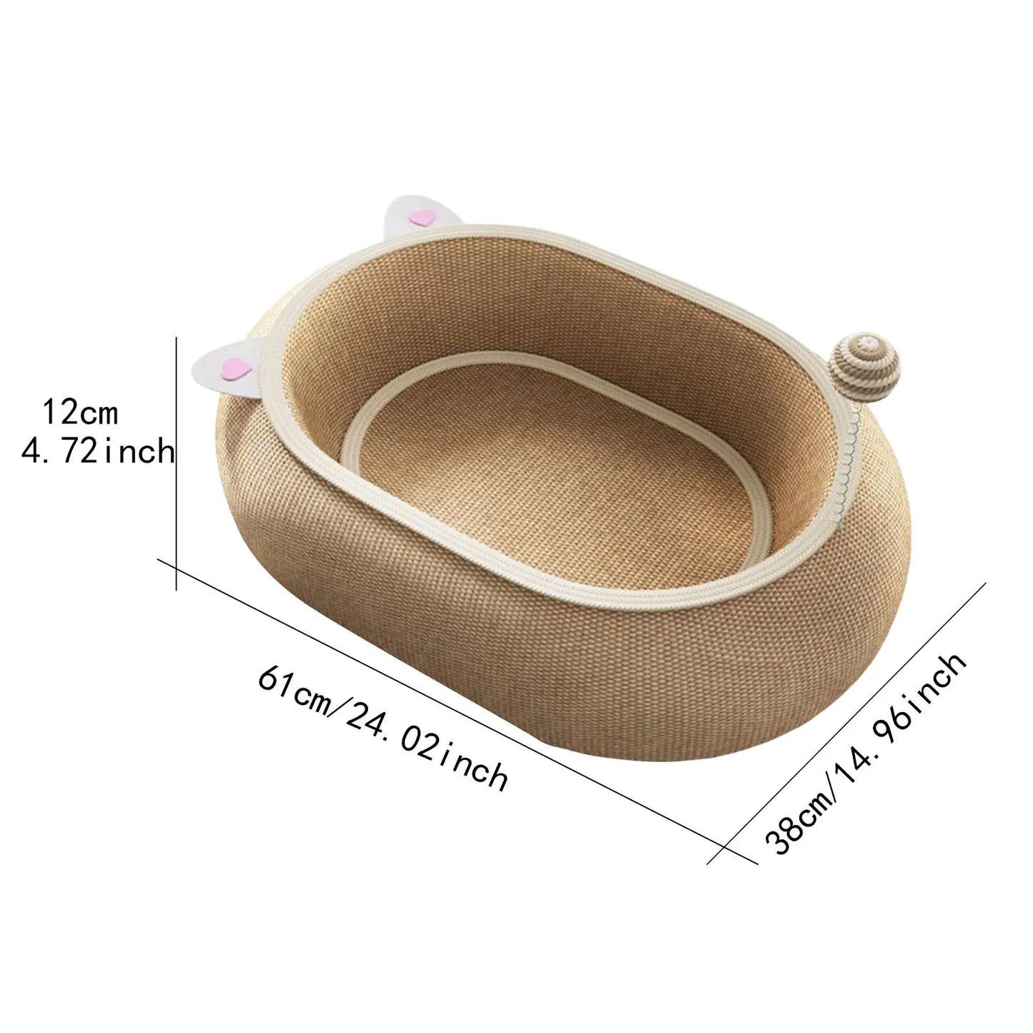 Cat Scratcher Bed 3 in 1 Portable Furniture Protection Sofa Pet Supplies