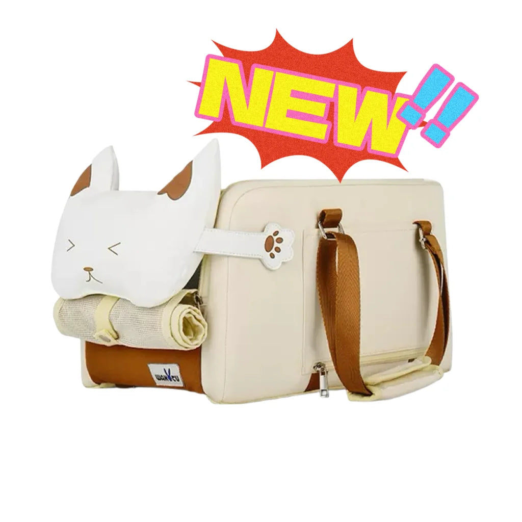 Pet Dog Car Seat Cat Carrier Booster Seat on Armrest Travel Bags for Cats Dogs with Easy Carrying Strap Travel Car Carrier