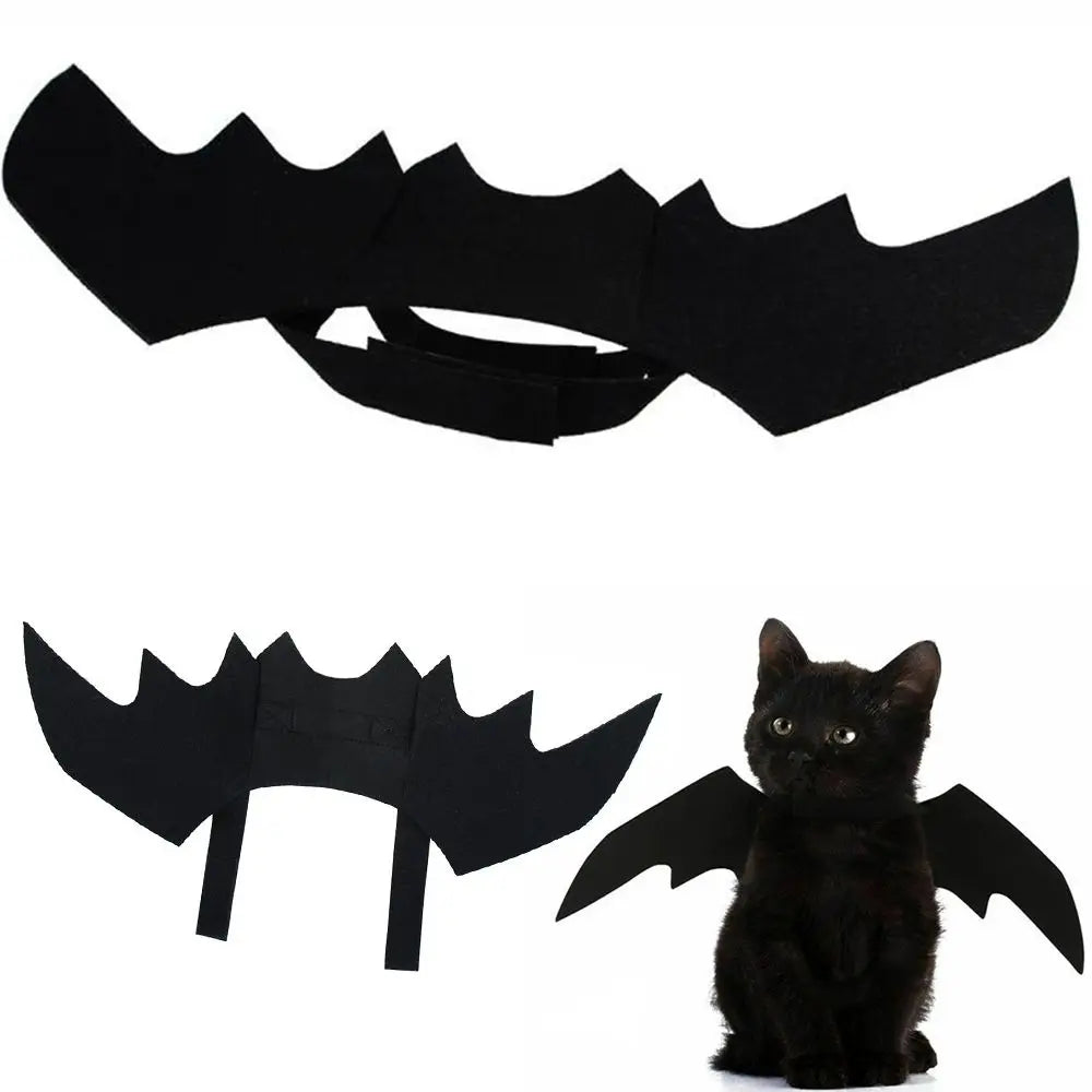 Halloween Decoration Apparel for Cat Cat Halloween Costume Puppy Pet Clothing Dog Dress Up Bat Wings Dog Costumes Pet Supplies