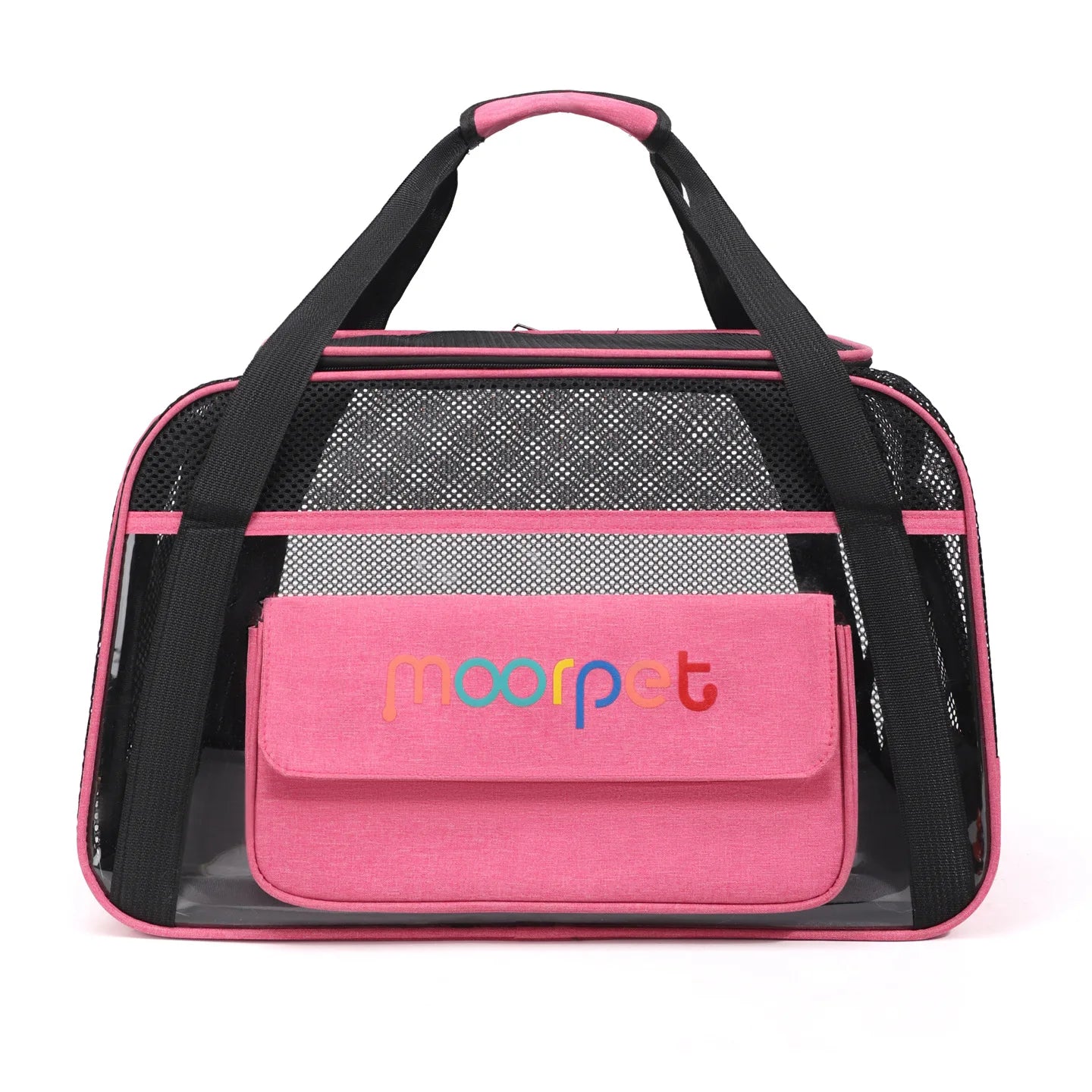 Dog Carrier Bag Breathable Large Capacity Mesh Cat Carrier Bag Pet Outing Portable Cat Puppy Handbag Crossbody Small Pet Slings