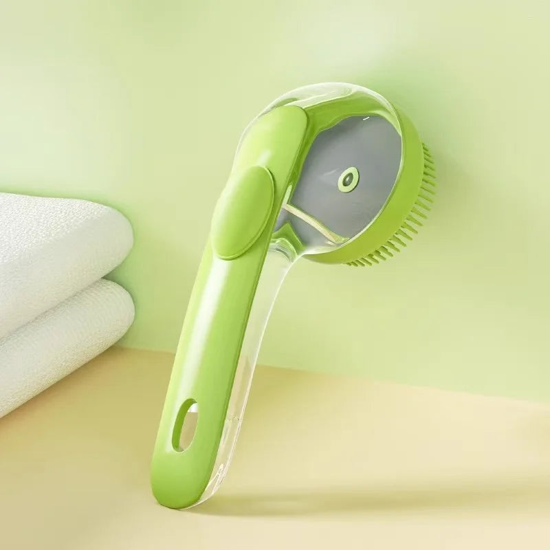Pet Bath Brush for Small Dogs & Cats: Specialized Dog Washing Tool, Massage Scrub Brush - Pet Bathing Essential for