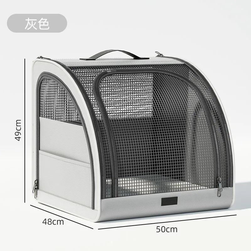 Portable Car Pet Bed Dog Cat Carrier Seat Cover Travel Cushion Non-Slip Washable Soft Outdoor Safe for Vehicles