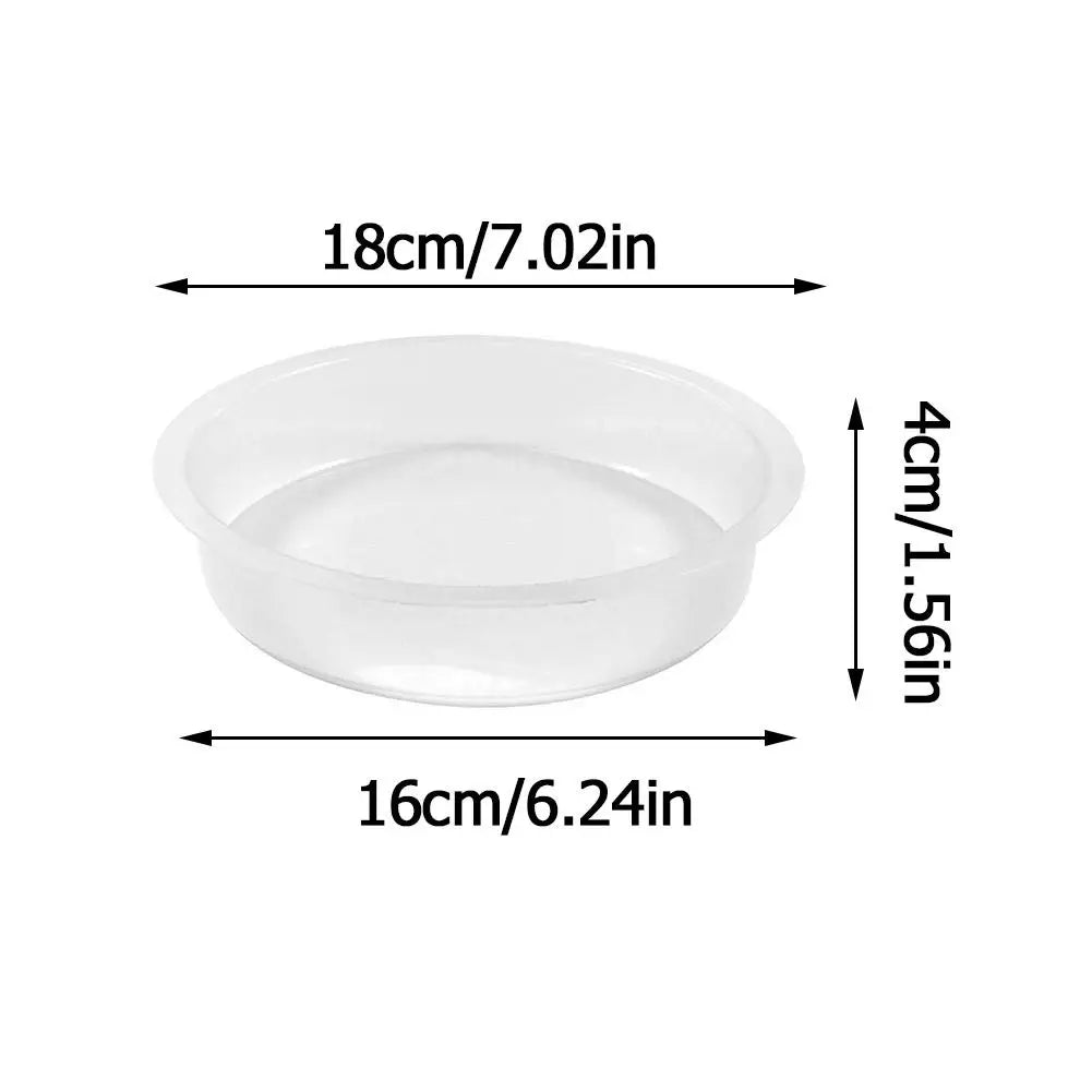 Bird Feed Bowl Transparent Circular Bird Feeder Imple Bird Comfortable Supplies Eating Environment And Fashionable Provide