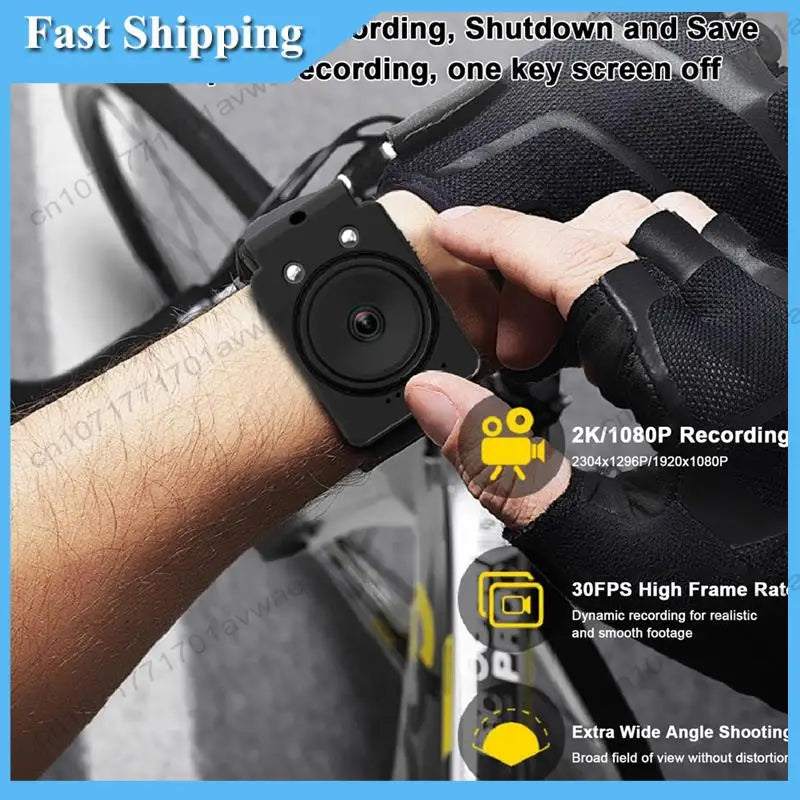 Best Pick Pet Camera 2K Mini Camera Outdoor Sport Camcorder Light Video Recording DVR Strap Style Body Cam Electronic Anti Shake
