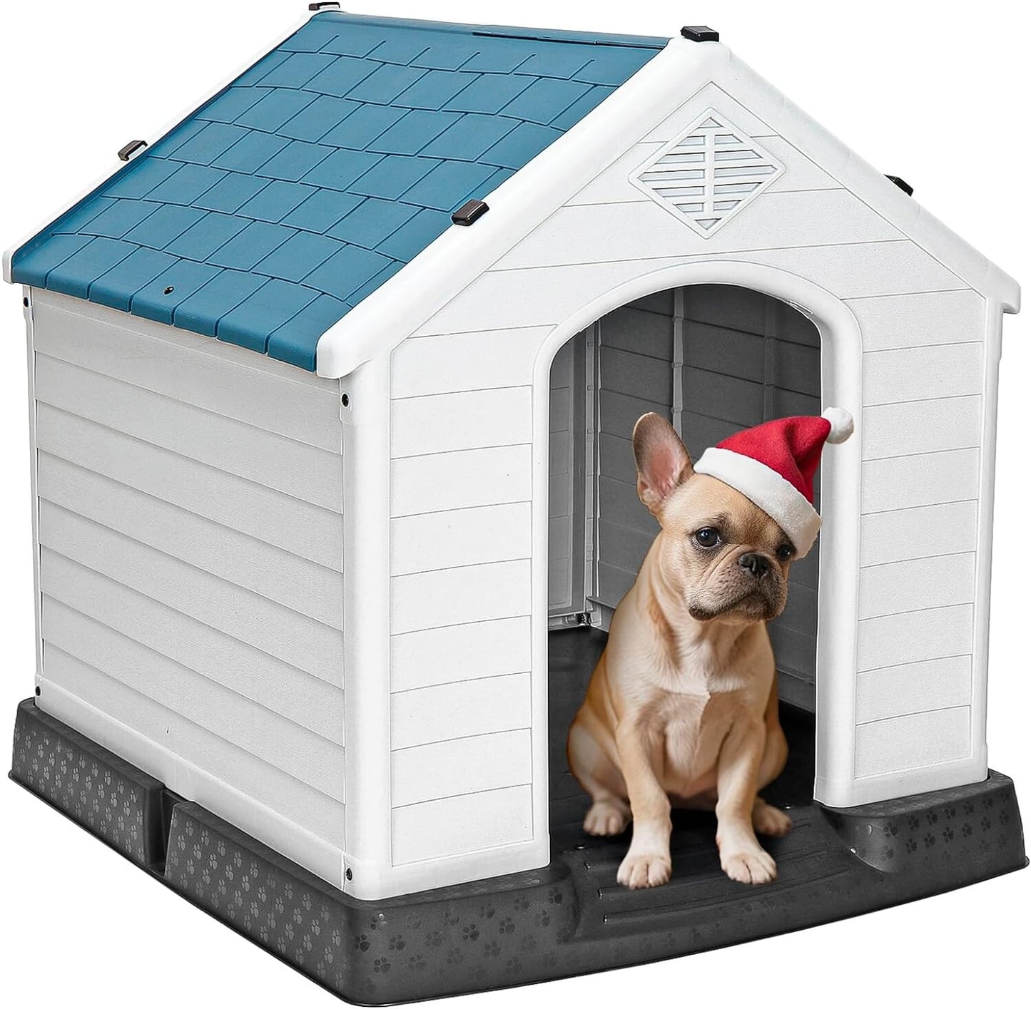 Casa Para Perros Para Interiory Exterior, Duradera Y Resistente a La Intemperie
