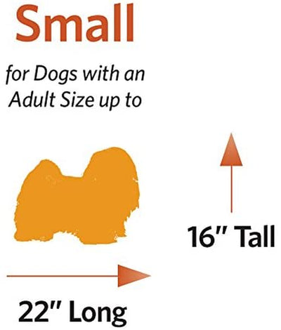 Small Quiettime Deluxe Coco Chic Pet Bed, Ultra-Soft & Overstuffed, Machine Washable, Fits 24-Inch Crate