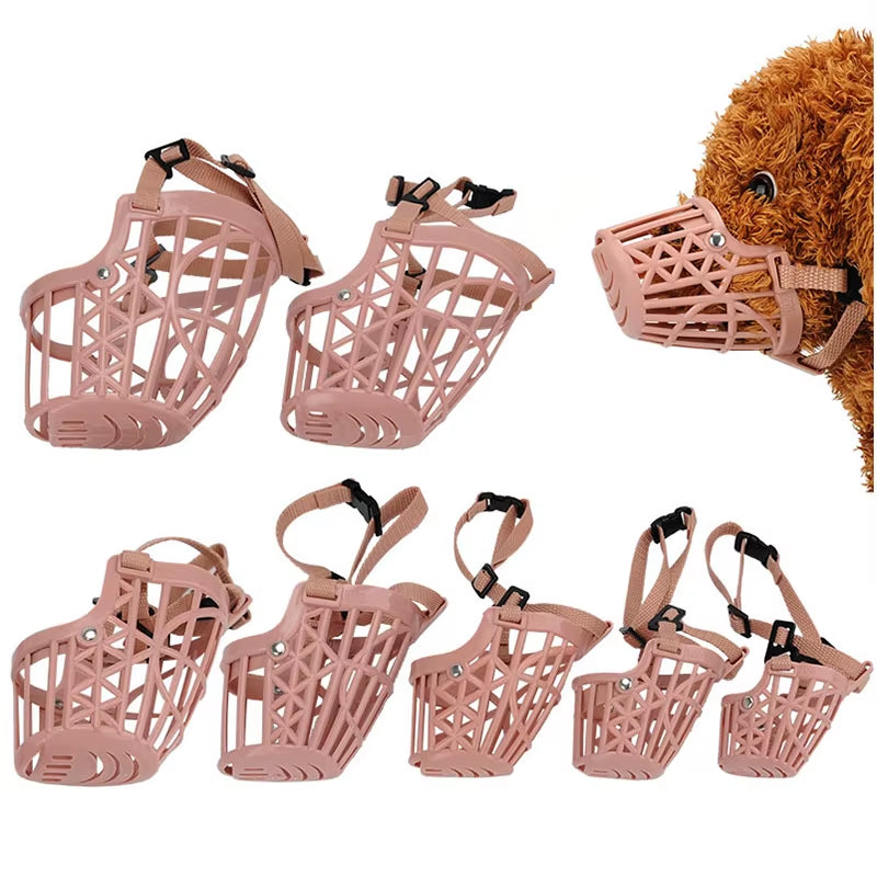 Adjustable Puppy Big Dog Muzzle Safety Breathable Pet Mouth Mask for Small Medium Large Dogs Pets Accessories Mascotas Product