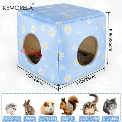 1PC Guinea Hideout Washable Guinea House Comfortable Guinea Bed for Small Pets Rabbit/Bunny/Hamster/Chicken Guinea Accessories