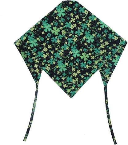 St. Patrick'S Day Dog Bandana Reversible Triangle Bibs Scarf Accessories for Dogs Cats Pets Large