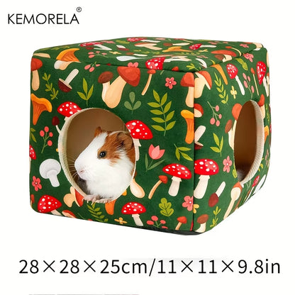 1PC Guinea Hideout Washable Guinea House Comfortable Guinea Bed for Small Pets Rabbit/Bunny/Hamster/Chicken Guinea Accessories