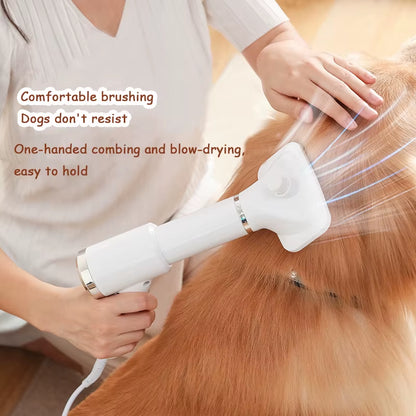 Dog Dryer 110V 220V 2-In-1 Comb Pet Hair Dryers Cat Puppy Grooming Dogs Brush Pets Accessories Supplies Blower Kitten Groomer