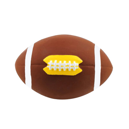 Latex Dog Squeaky Toys Rubber Soft Dog Toys Chewing Squeaky Toy Fetch Play Balls Toy for Puppy Small Medium Pets Dog