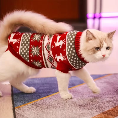 Holiday Pet Sweaters – Cozy, Festive Style for Your Furry Little Star