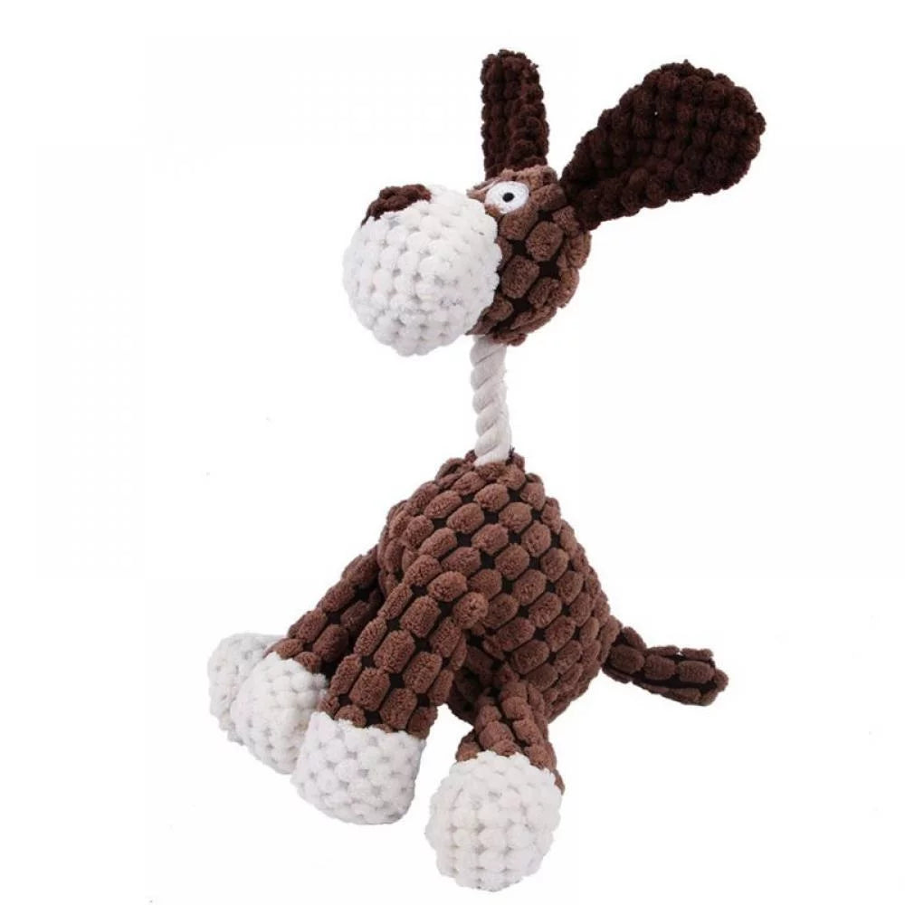 Dog Squeaky Toys for Small Dogs,Stuffed Animal Puppy Toys Cute Puppy Chew Toys for Dog Teething Toys for Small Medium Large Dogs,Soft Puppy Molar Plush Interactive Toys Reducing Boredom,Doggie