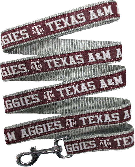 NCAA PET String, Large, Texas A&M Aggies, Dog String, Shiny & Colorful String for Dogs & Cats Licensed by the NCAA, Old Version