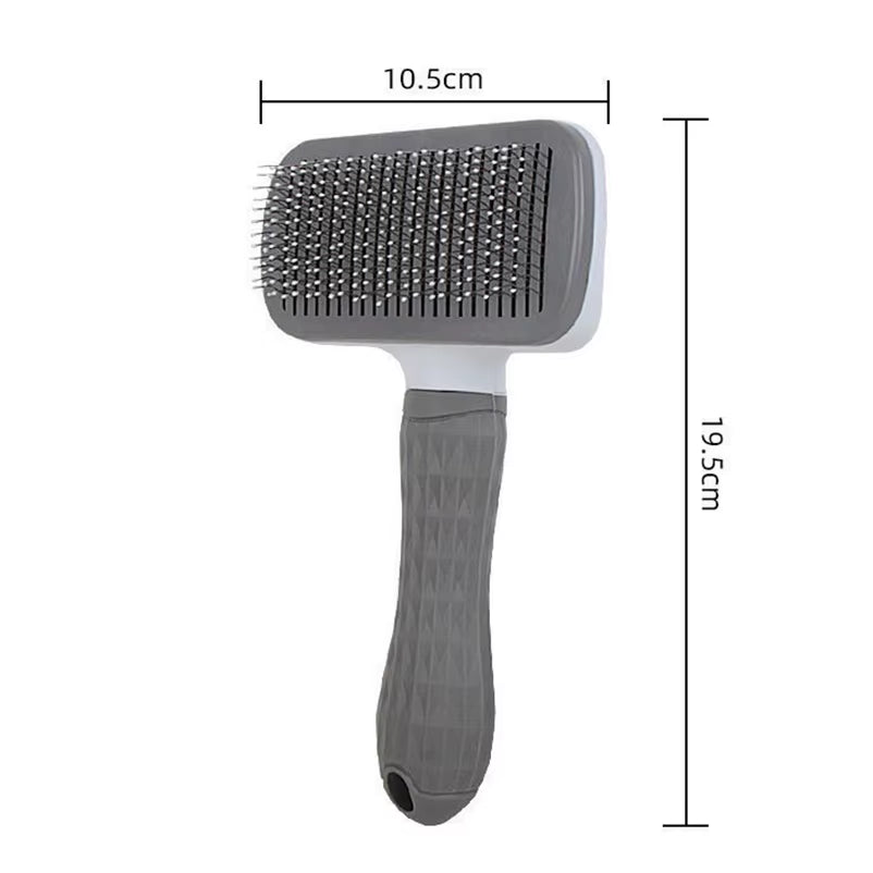 Pet Hair Removal Brush Cat to Float Hair Special Comb Beauty Massage Self-Cleaning Needle Comb Cat Supplies