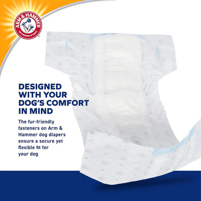 Female Dog Diapers, Medium 12 Count, Leak Proof, Ultra Absorbent with Wetness Indicator
