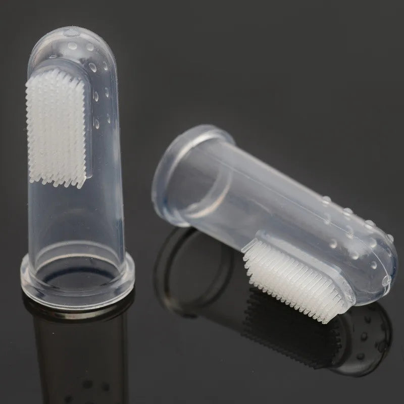 1Pc Rubber Pet Finger Toothbrush Dog Toys Environmental Protection Silicone Glove for Dogs and Cats Clean Teeth Pet Accessories