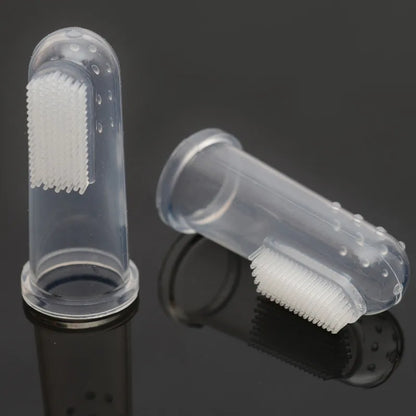 1Pc Rubber Pet Finger Toothbrush Dog Toys Environmental Protection Silicone Glove for Dogs and Cats Clean Teeth Pet Accessories