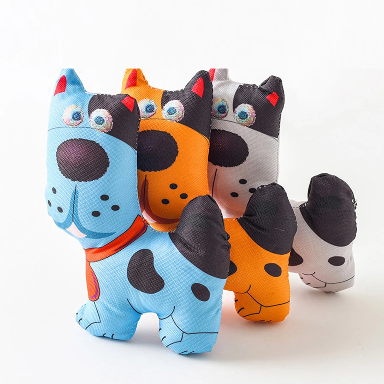 Dog Plush Toy for Large Aggressive Chewers,Indestructible Dog Squeaky Toys,Stuffed Animals Toys with Cotton Material and Crinkle Paper,Durable Chewing Toys for Puppy Breed