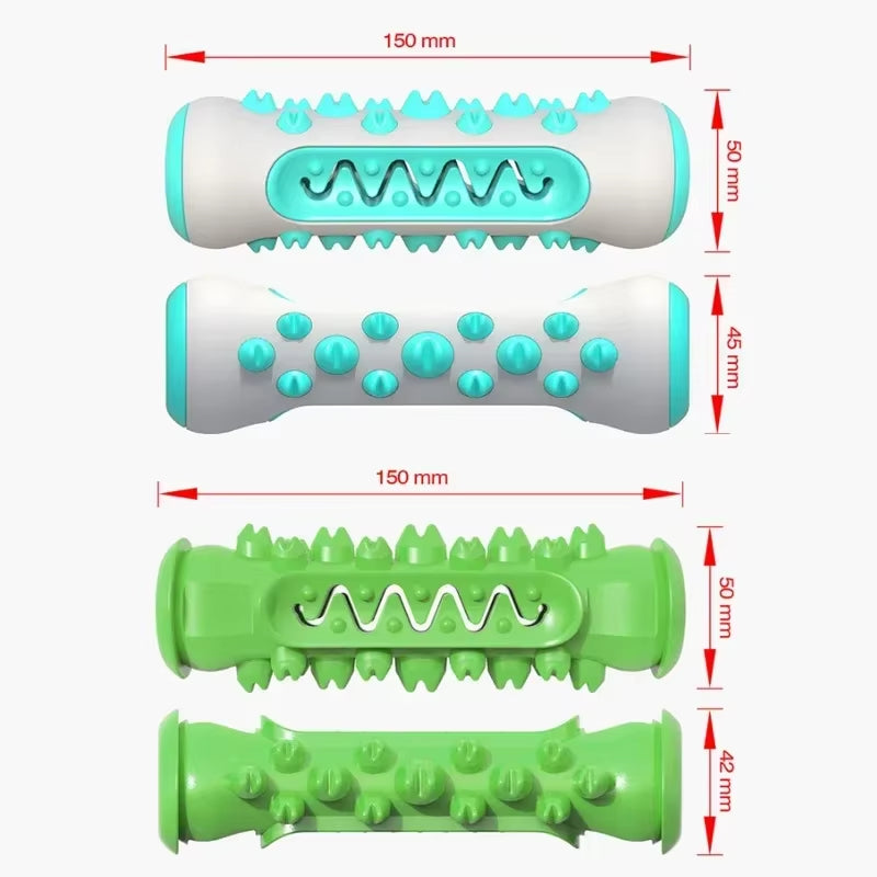 Rubber Dog Molar Toothbrush Toys Chew Cleaning Teeth Safe Puppy Dental Care Soft Pet Cleaning Toy Supplies Pet Accessories