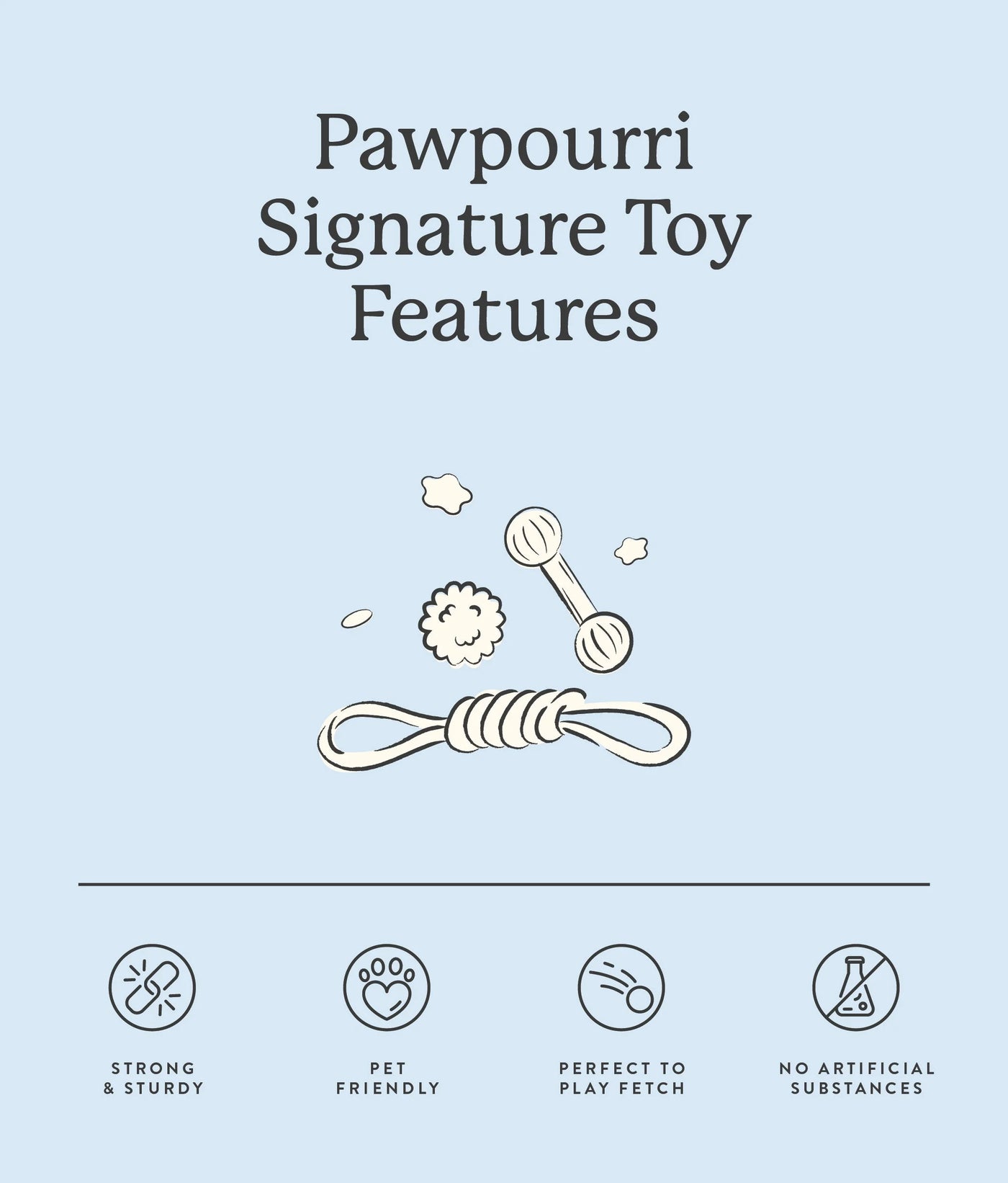 Flower Suede and Rope Chew Toy for Dogs, Blue Floral, 1-Piece