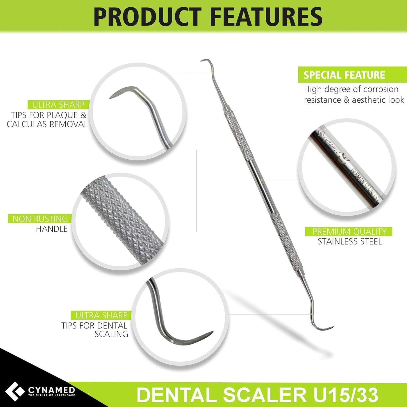 Dental Tools Oral Care Kit (5-Pack) – Stainless Steel Dental Pick, Tartar Scraper, Scaler, Tweezers, and Mouth Mirror for Personal & Pet Use