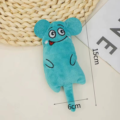 Cat Toys Funny Interactive Plush Cat Toy Teeth Grinding Catnip Toys Kitten Chewing Squeaky Toy Pets Accessories