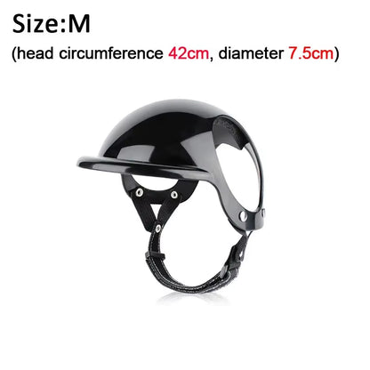 Stylish Pet Helmet S/M/L Bicycle Motorcycle Helmet with Sunglasses Dog Cat Helmet for Traveling Protection Head Pets Accessories