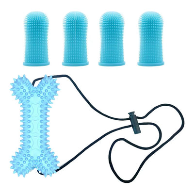 Dog Finger Toothbrush Cat Toothbrush Puppy Tooth Brushing Kit Dog Toothbrush Pet Supplies Dog Teeth Cleaning Wipes for Home