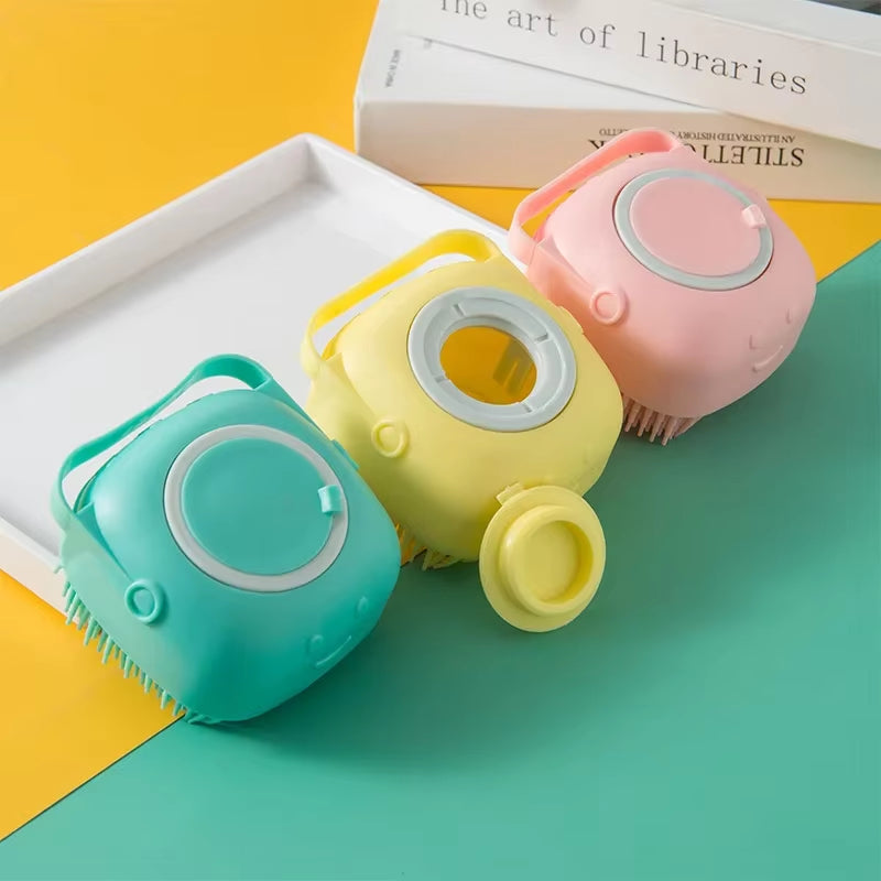 Pet Accessories for Dogs Shampoo Massager Brush Bathroom Puppy Cat Massage Comb Grooming Shower Brush for Bathing Soft Brushes