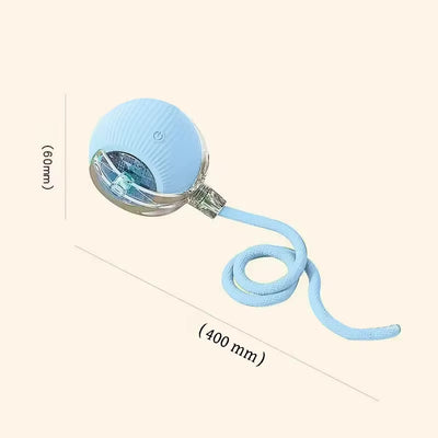 Intelligent Teasing Cat Ball Pets Play Boredom Toys Decompression Automatic Rolling Toy Ball Sound Wake-Up Rechargeable Ball Toy