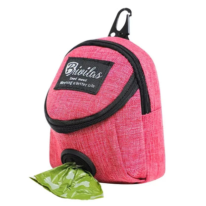 Pet Dog Treat Pouch Poop Dispenser Portable Multifunction Dog Training Bag Outdoor Travel Dog Bag Durable Pet Accessories