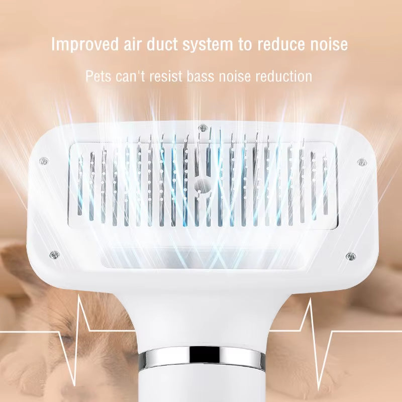 Dog Dryer 110V 220V 2-In-1 Comb Pet Hair Dryers Cat Puppy Grooming Dogs Brush Pets Accessories Supplies Blower Kitten Groomer