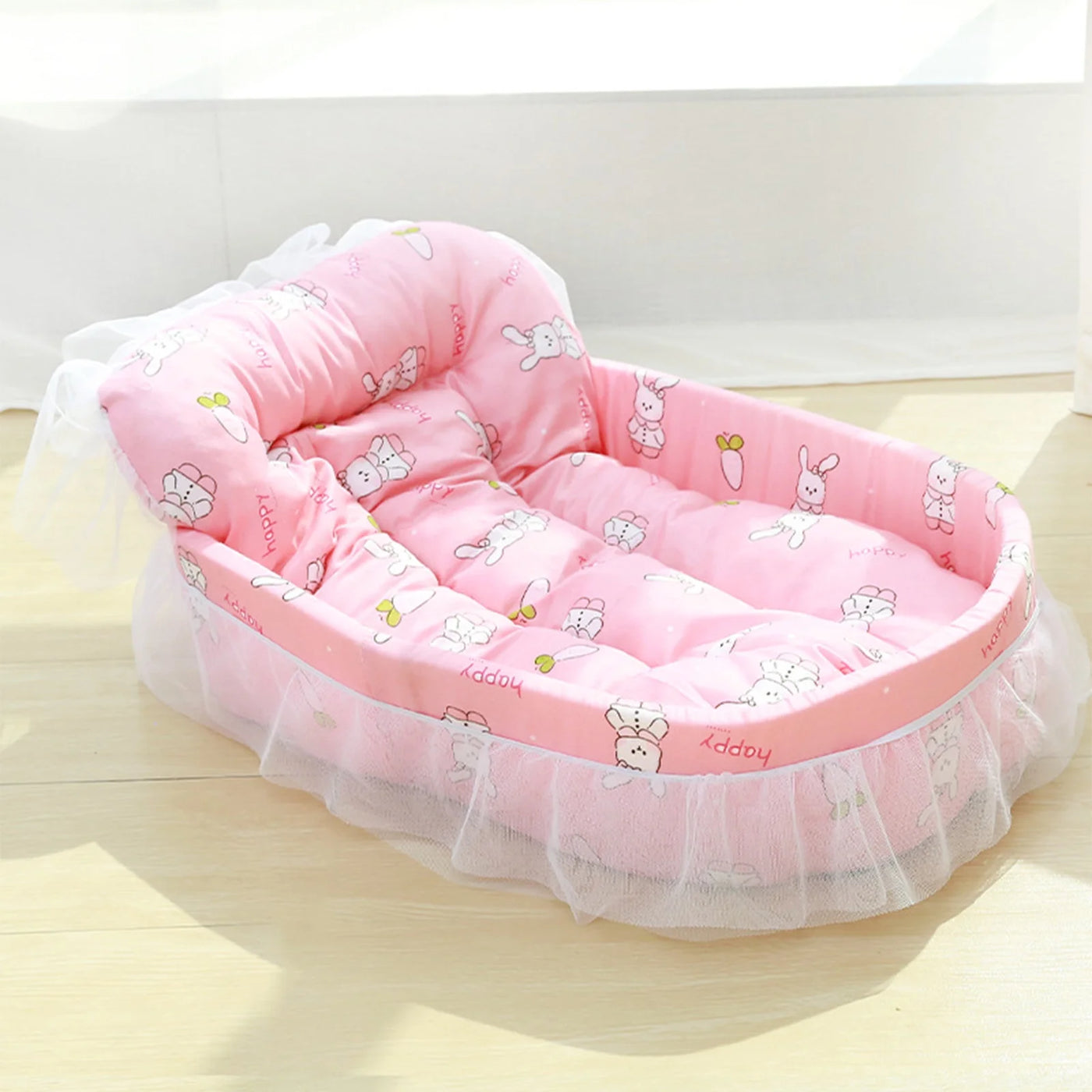 Cats Bed Dog Bed Pet Bed Pet Mat Cats House Pet Cushion Kitty Cushion Pet Blanket Pet Mat Pet Sleeping Pad Pet Resting Bed,Warm Bed for Small to Medium Dogs Cats(22.44X15.75X5.12In)