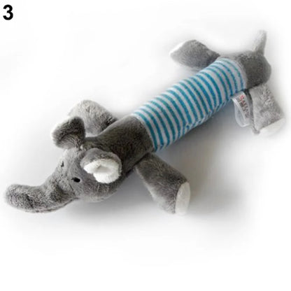 Creative Life Pet Puppy Chew Squeaker Squeaky Plush Sound Pig Elephant Duck for Dog Sound Toys