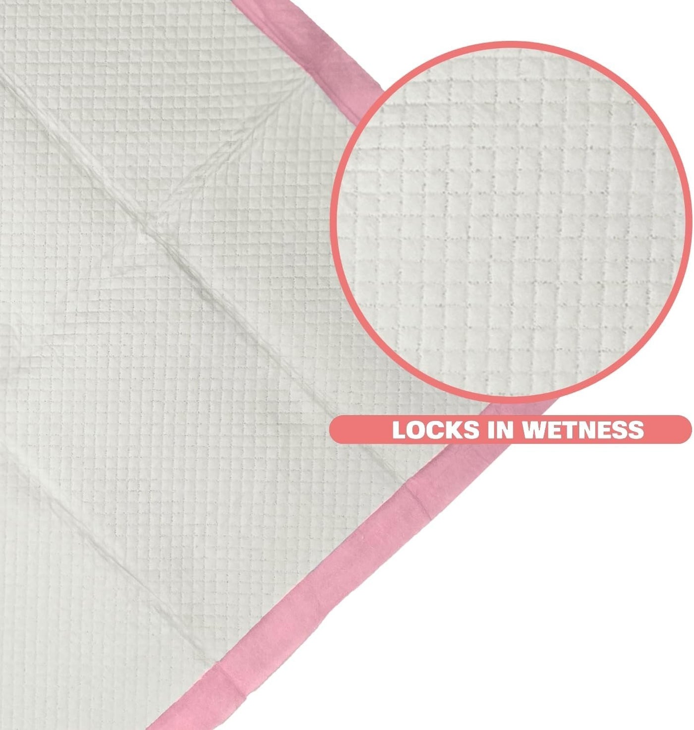 200 Puppy Pad Training Pads for Dogs Unscented Pink-Small-13X
