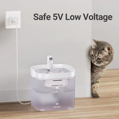 Rechargeable Cat Water Fountain – Fresh, Flowing Water for Healthy, Happy Pets