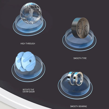 Hamster Running Ball Hamster Exercise Wheel Multiuse Hamster Toy Car Enjoyable  Sports Design Clear for Rat Small Animals Ferret