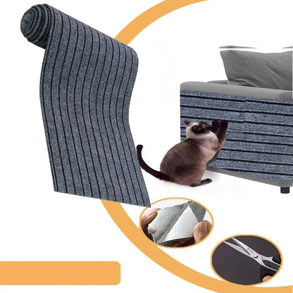 Cat Scratching Mat Accessories for Cats Carpet Corner Wall 40x3m DIY Self-Adhesive Furniture Protector Supplies Pet Products