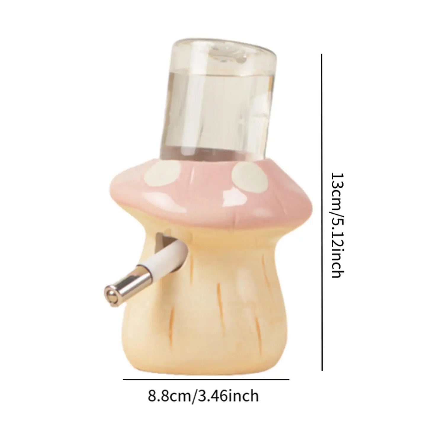 Hamster Water Bottle with Stand Holder Small Animals Drinker Auto Drinker for Rabbit Guinea Pig Parrot Rabbit Feeder