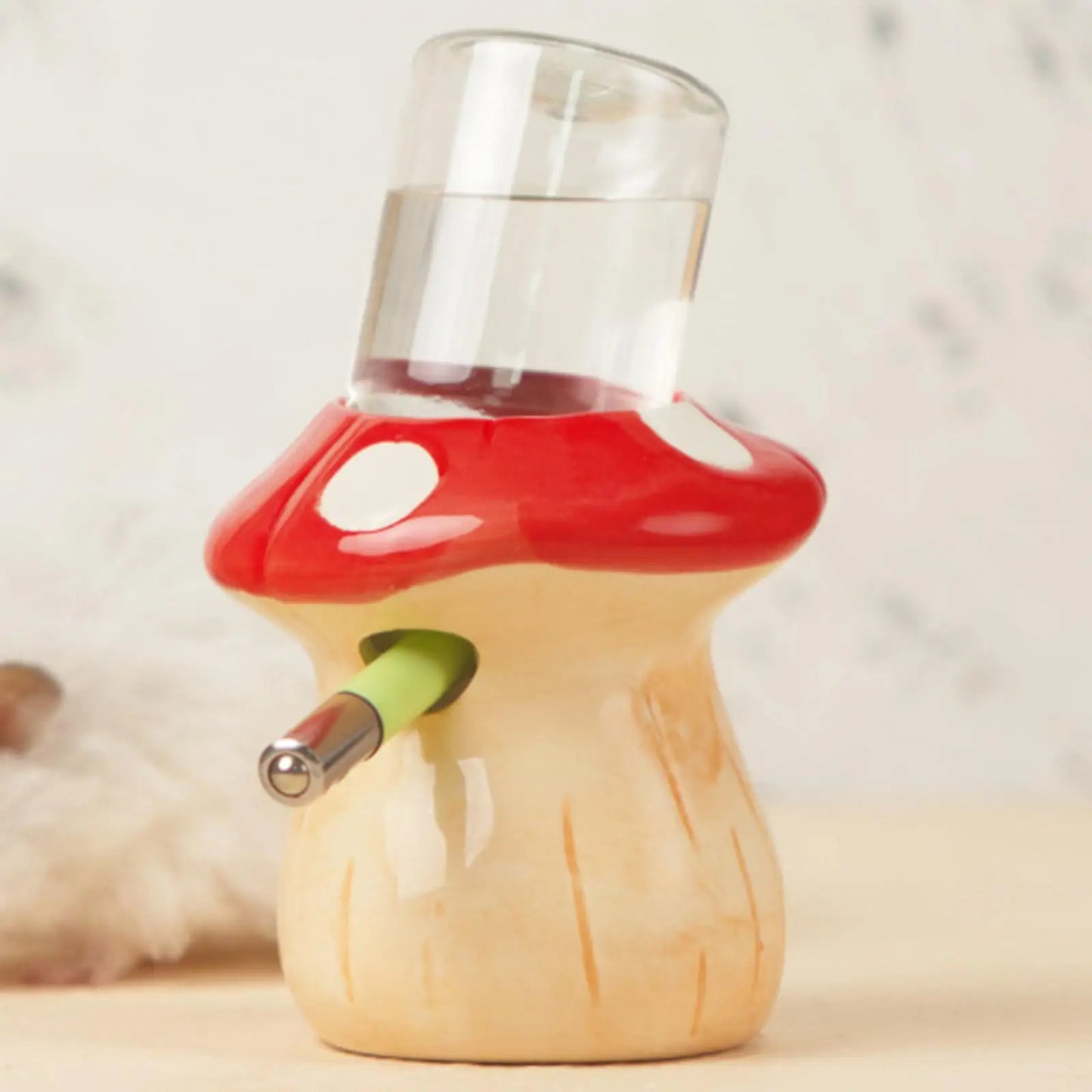 Hamster Water Bottle with Stand Holder Small Animals Drinker Auto Drinker for Rabbit Guinea Pig Parrot Rabbit Feeder