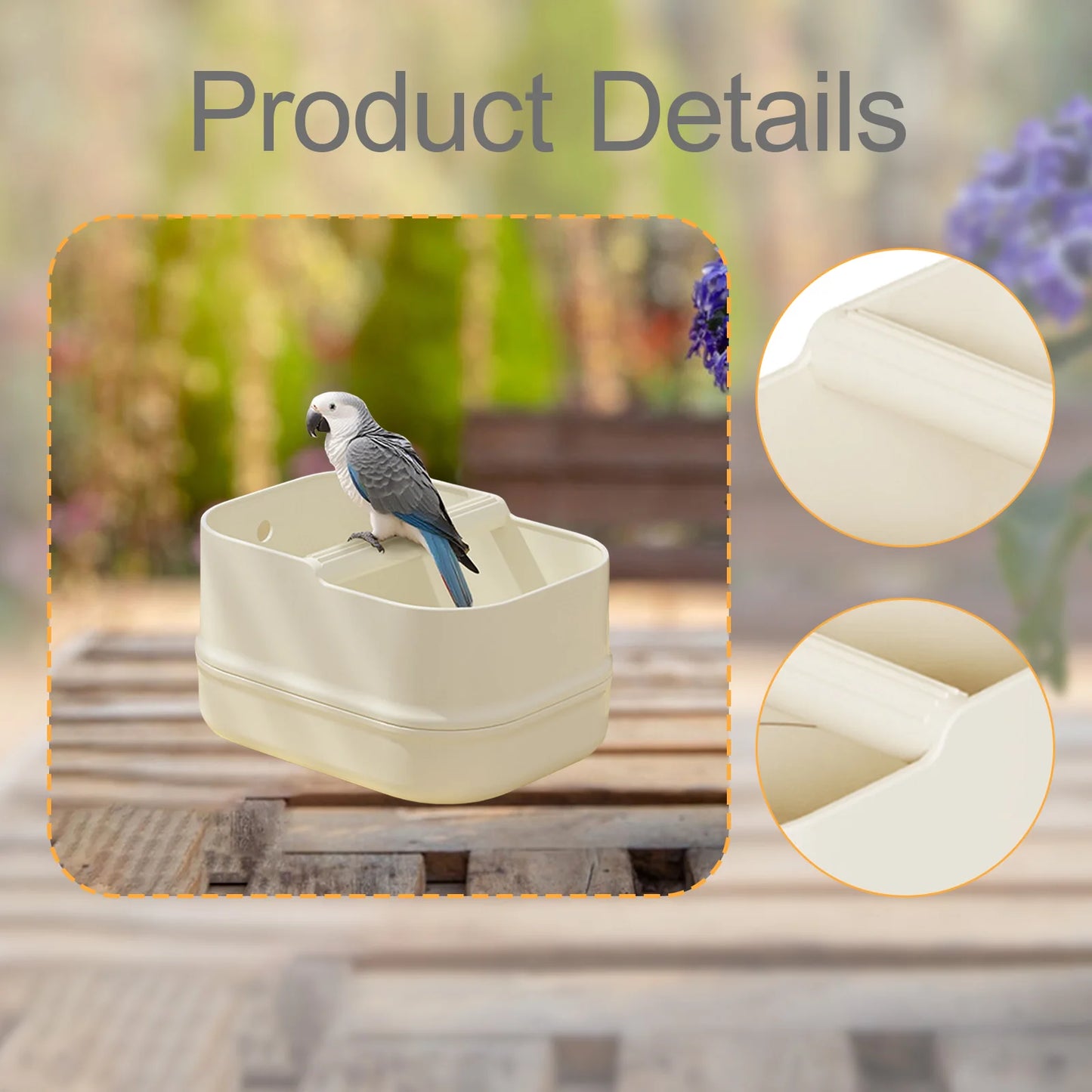 Bird Desktop Training Stand Tabletop Bird Perch with Detachable Base Cage Accessories for Parrot Finches Bird Supplies