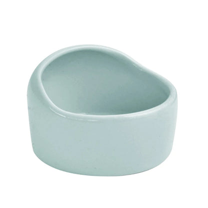 Hamster Feeding Bowl Ceramic Water Bowl Small Animal Food Dish Feeder for Pet Syrian Hamster Rabbit Gerbil Sugar Glider Rat