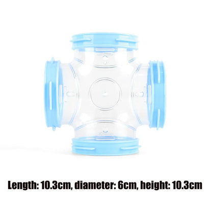 Hamster Pipeline Plastic Training Playing Tools DIY External Tunnel Hamster Toys Multifunctional Hamster Cage Accessories