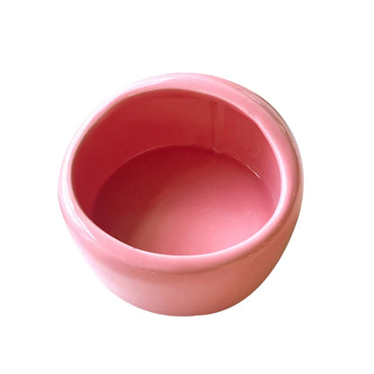 Hamster Feeding Bowl Ceramic Water Bowl Small Animal Food Dish Feeder for Pet Syrian Hamster Rabbit Gerbil Sugar Glider Rat