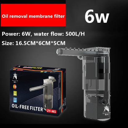Aquarium Fish Tank Filter Three-in-One Water Purification Circulation Pump Small Built-in Submersible Pump Silent Aeration