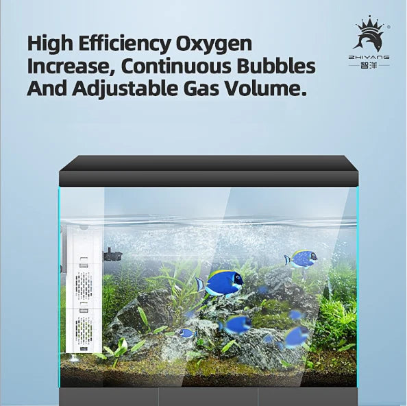 Aquarium Fish Tank Filter Three-in-One Water Purification Circulation Pump Small Built-in Submersible Pump Silent Aeration