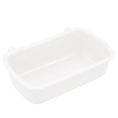 Small Pet Food Feeder Bowl Hamster Cage Hook Up Hanging Bowl Water Drinking Device Bird Pigeon Squirrel Feeding Cup Rabbit Feede